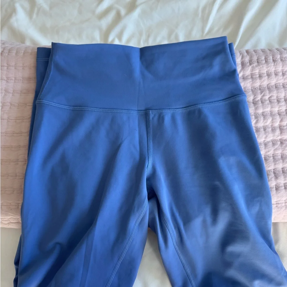 Women's Blue Leggings - Picture 2 of 5